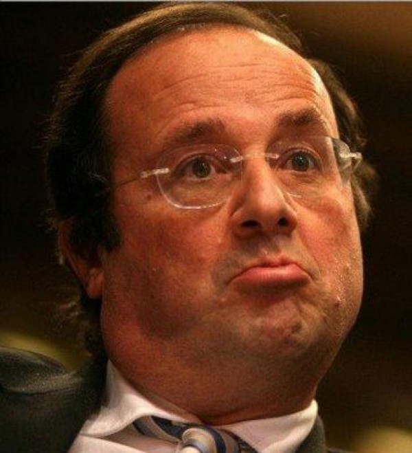 François Hollande est boudeur