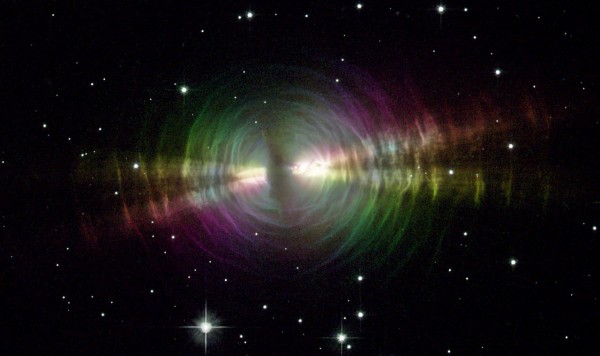Rainbow Image of a Dusty Star