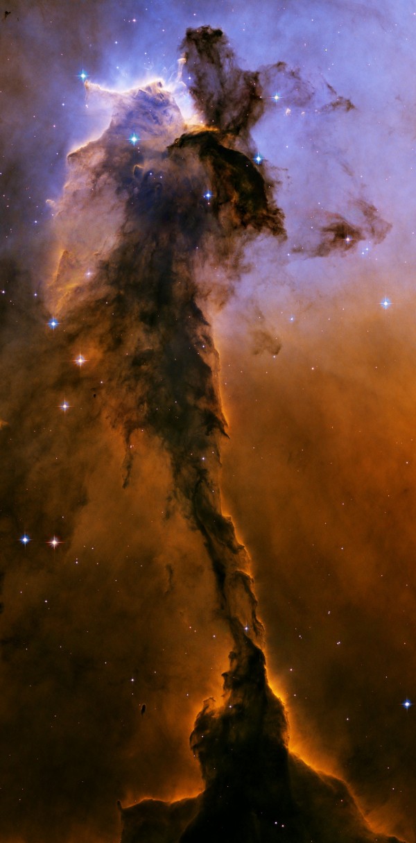 The Eagle has risen Stellar spire in the Eagle Nebula