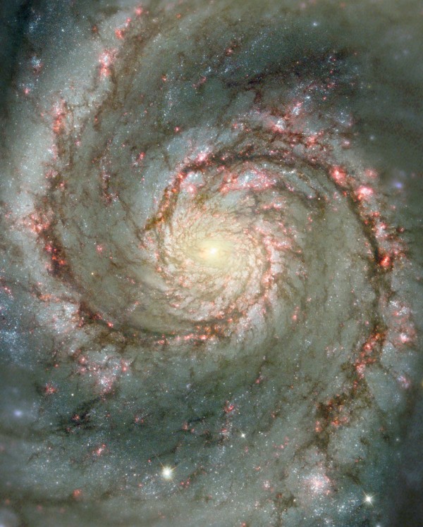 The Heart of the Whirlpool Galaxy