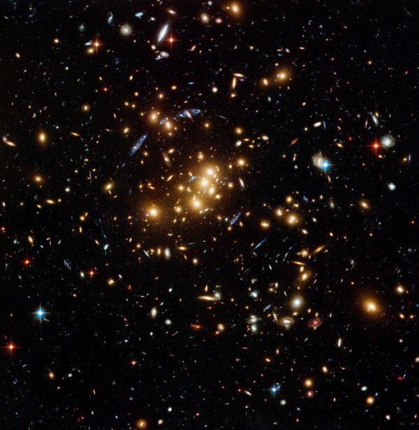 Hubble finds dark matter ring in galaxy cluster