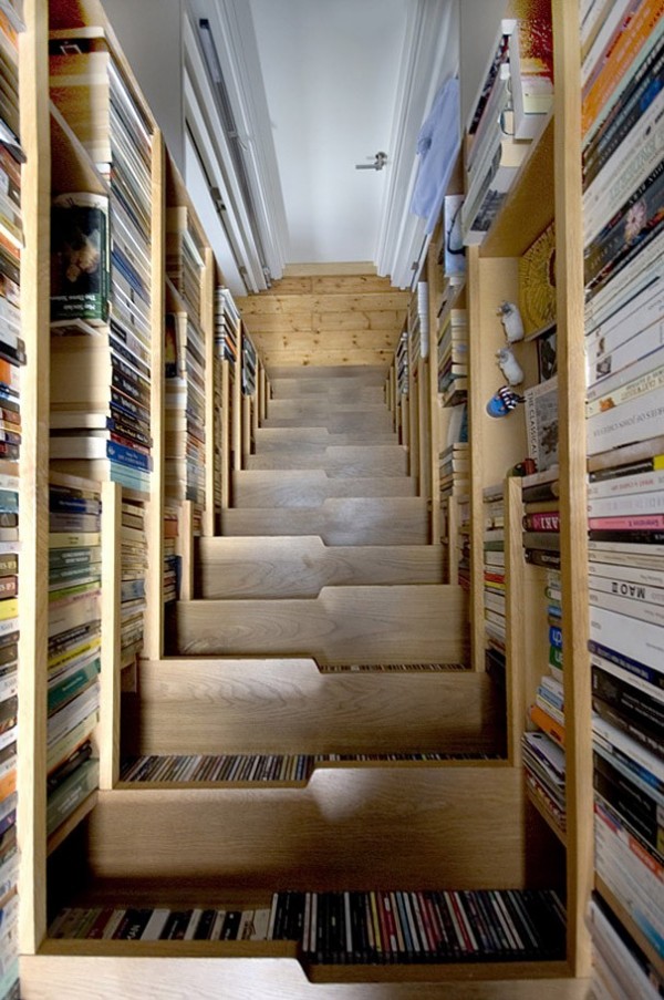 L'escalier bibliothèque
