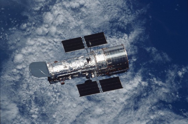 Hubble Space Telescope over Earth