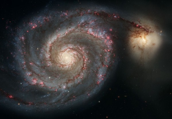Out of this whirl_ The Whirlpool Galaxy and companion galaxy