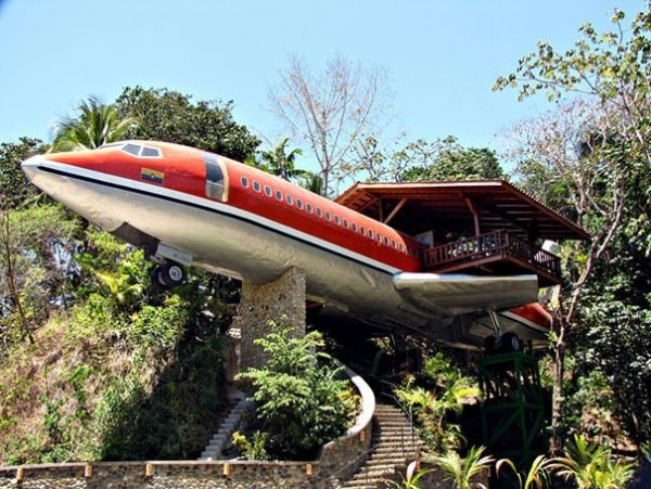 Une maison dans un Boeing 727