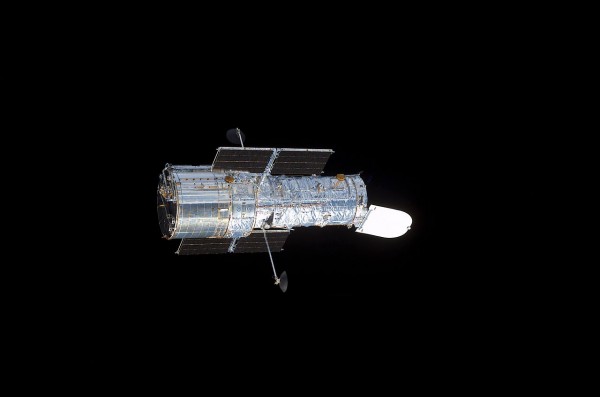 Hubble Space Telescope in space