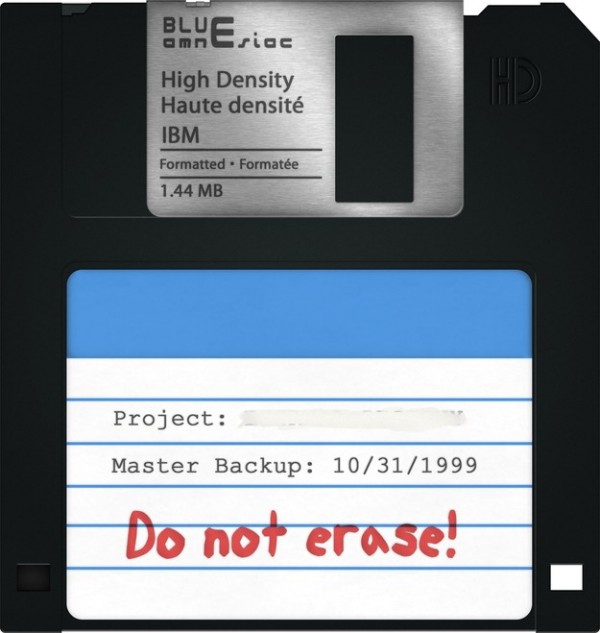 Sauver ses fichiers sur disquettes