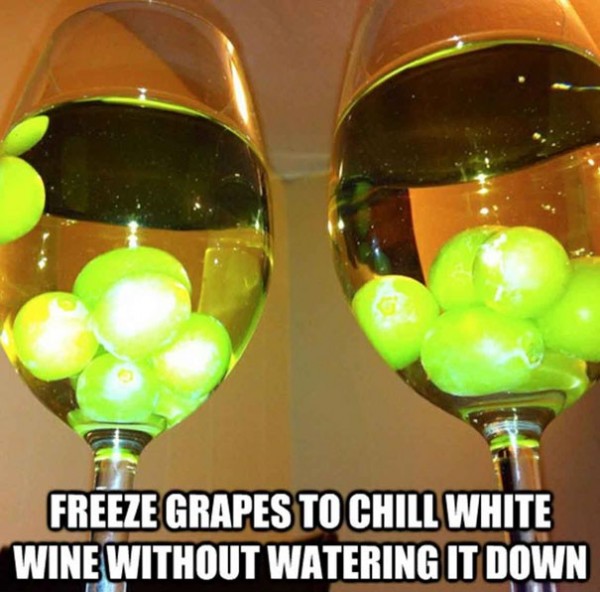 Surgeler des raisins pour en faire des glaçons à vin