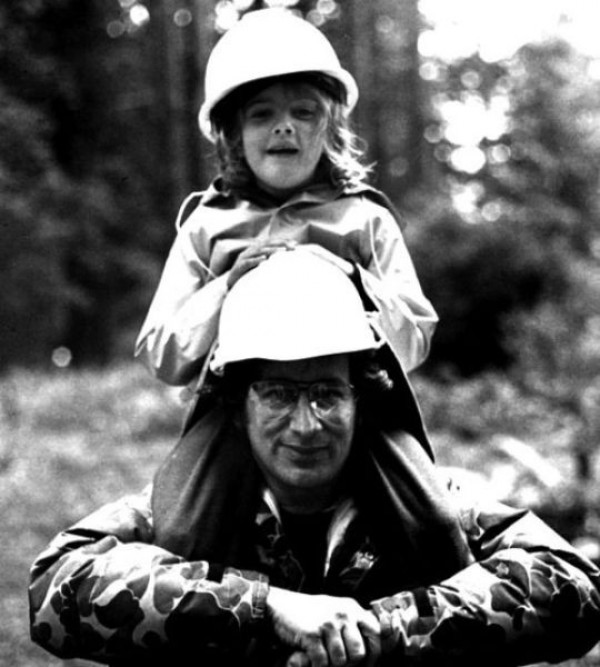 drew Barrymore With Spielberg