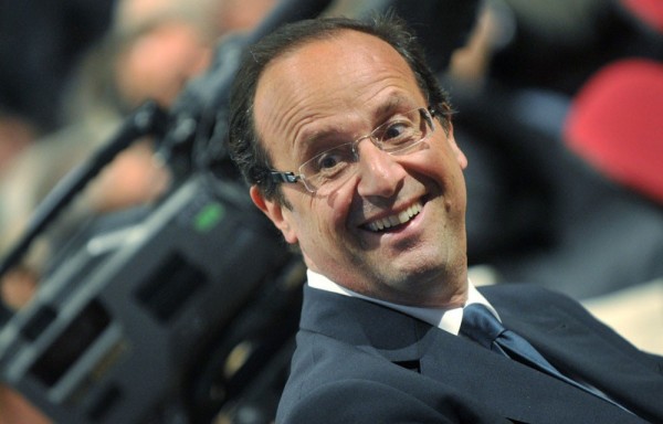 François Hollande est heureux