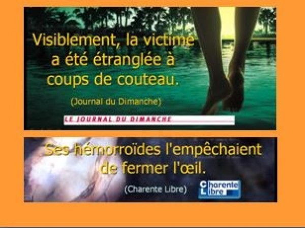 Coquilles du Journal du Dimanche  et de la Charente Libre